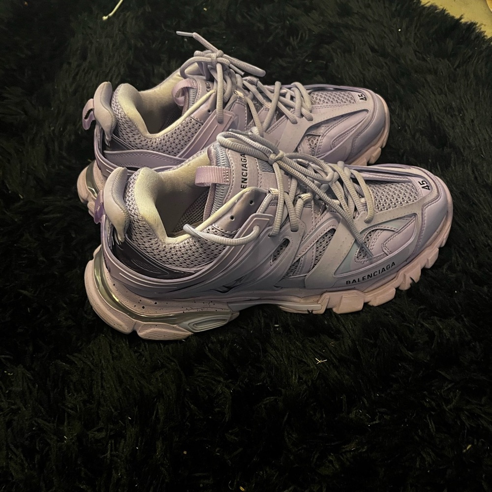 Balenciaga Purple Track Sneakers